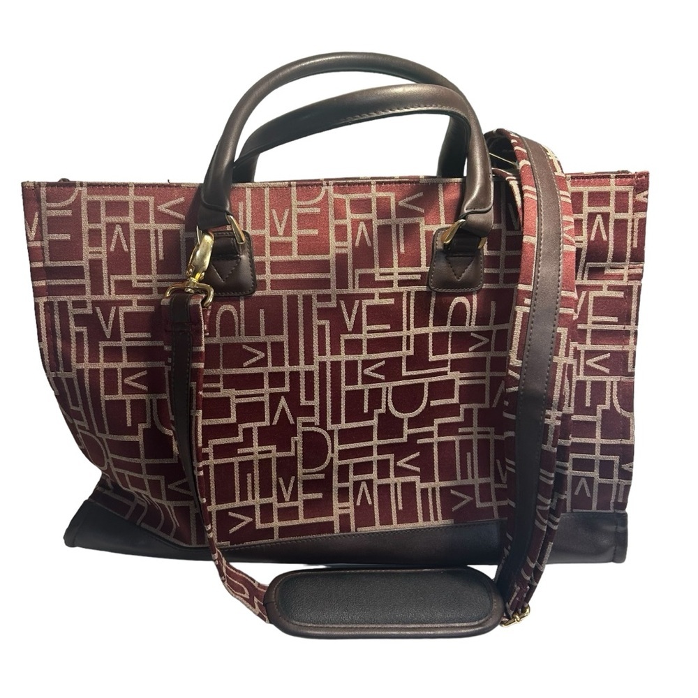 Diane Von Furstenberg DVE Logo Large Travel Bag Tote - Picture 3 of 13